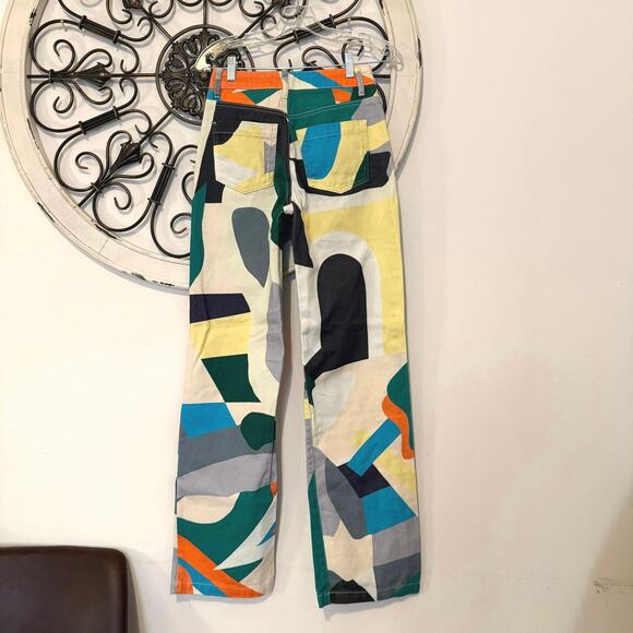 nwt Jaded London Abstract Art Print Boyfriend Jeans Multicolor size 25 W25 - Picture 5 of 10
